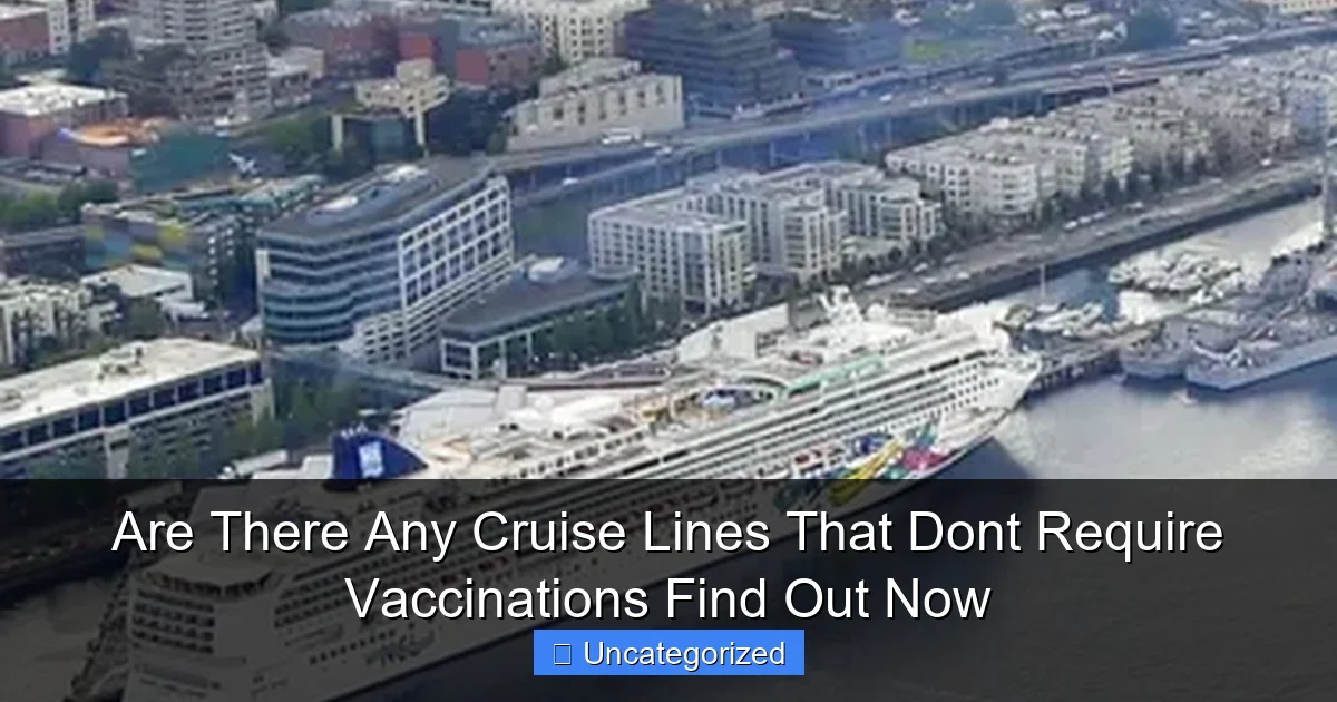 Are There Any Cruise Lines That Dont Require Vaccinations Find Out Now