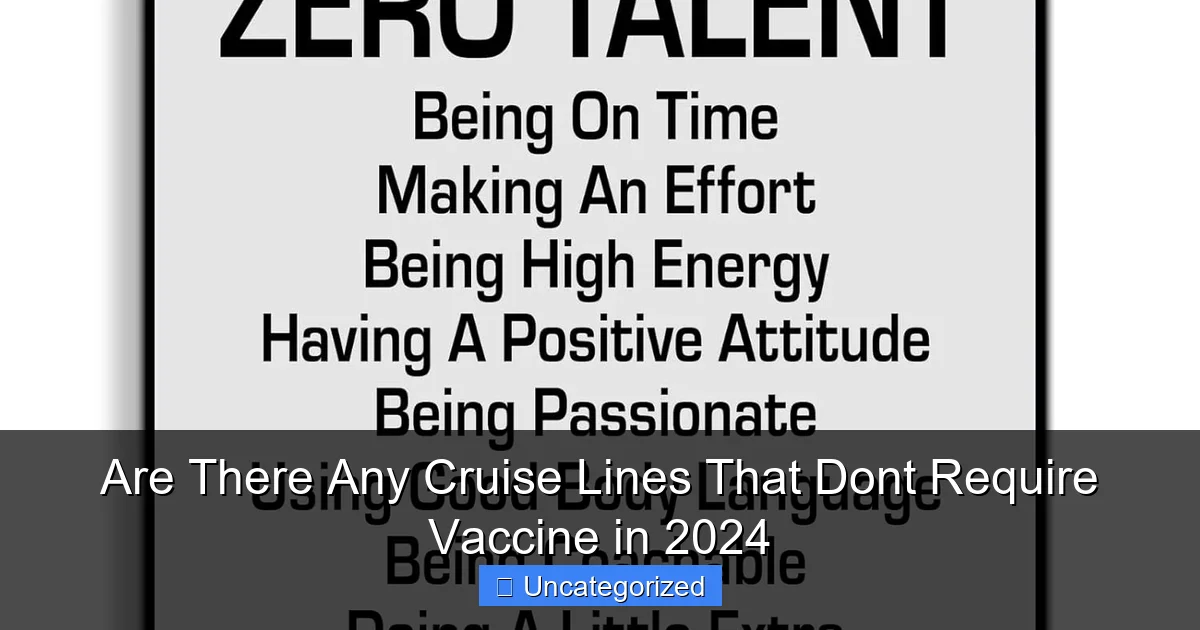 Are There Any Cruise Lines That Dont Require Vaccine in 2024