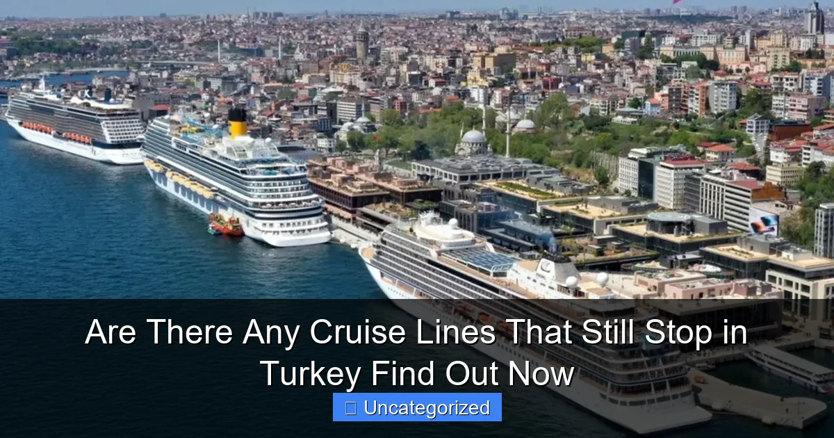 Are There Any Cruise Lines That Still Stop in Turkey Find Out Now