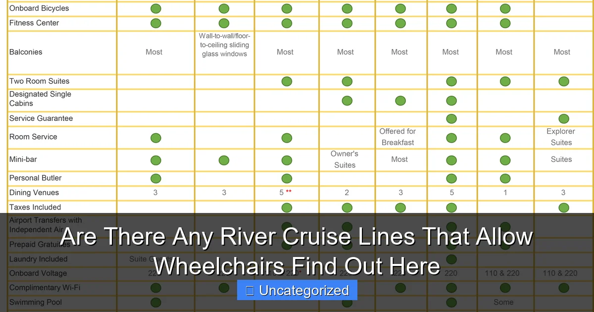 Are There Any River Cruise Lines That Allow Wheelchairs Find Out Here