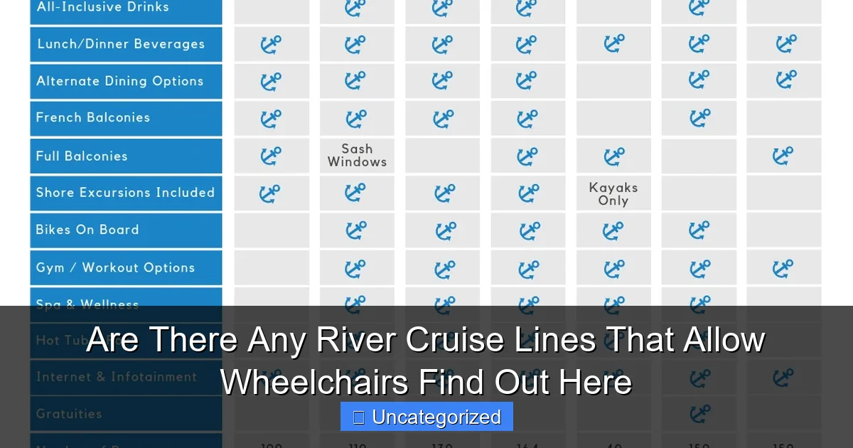 Are There Any River Cruise Lines That Allow Wheelchairs Find Out Here