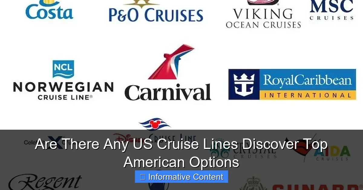 Are There Any US Cruise Lines Discover Top American Options
