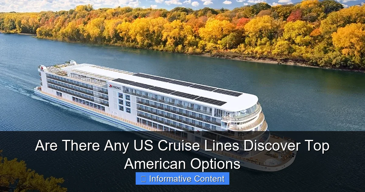 Are There Any US Cruise Lines Discover Top American Options