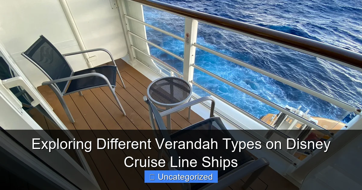 Exploring Different Verandah Types on Disney Cruise Line Ships