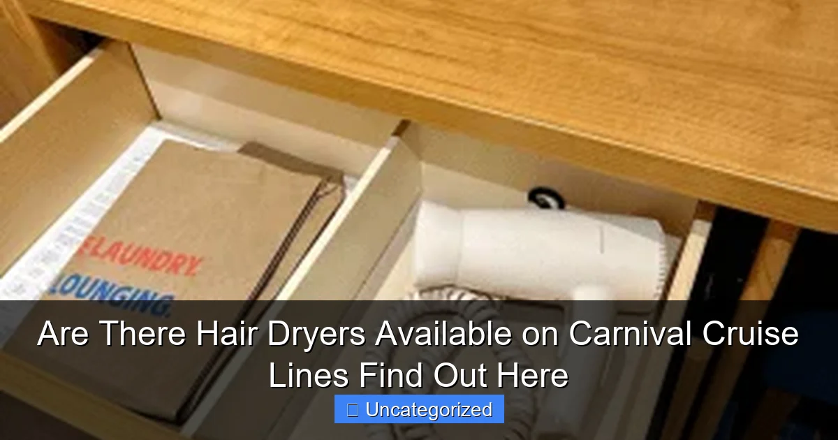 Are There Hair Dryers Available on Carnival Cruise Lines Find Out Here