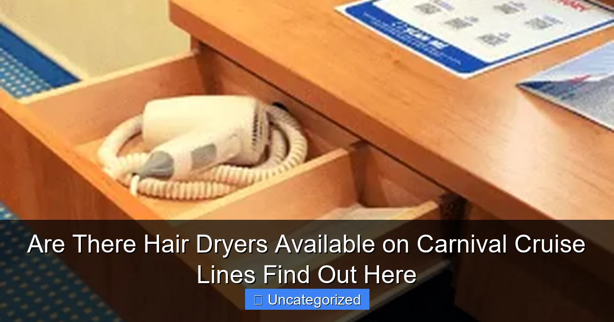 Are There Hair Dryers Available on Carnival Cruise Lines Find Out Here