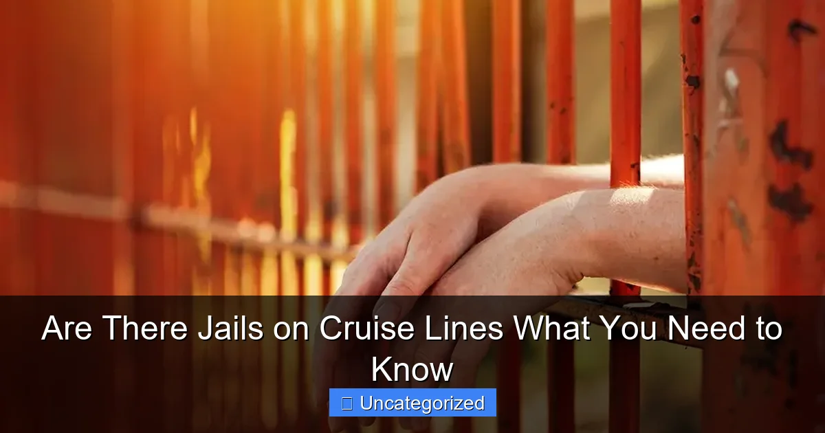 Are There Jails on Cruise Lines What You Need to Know