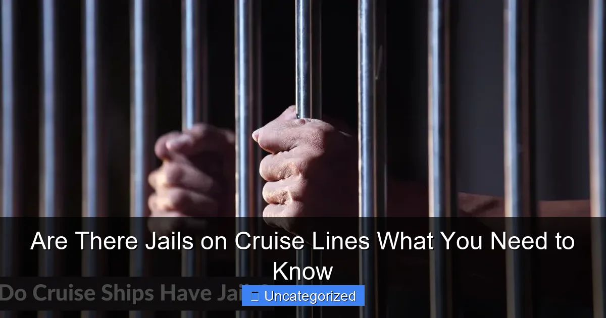 Are There Jails on Cruise Lines What You Need to Know