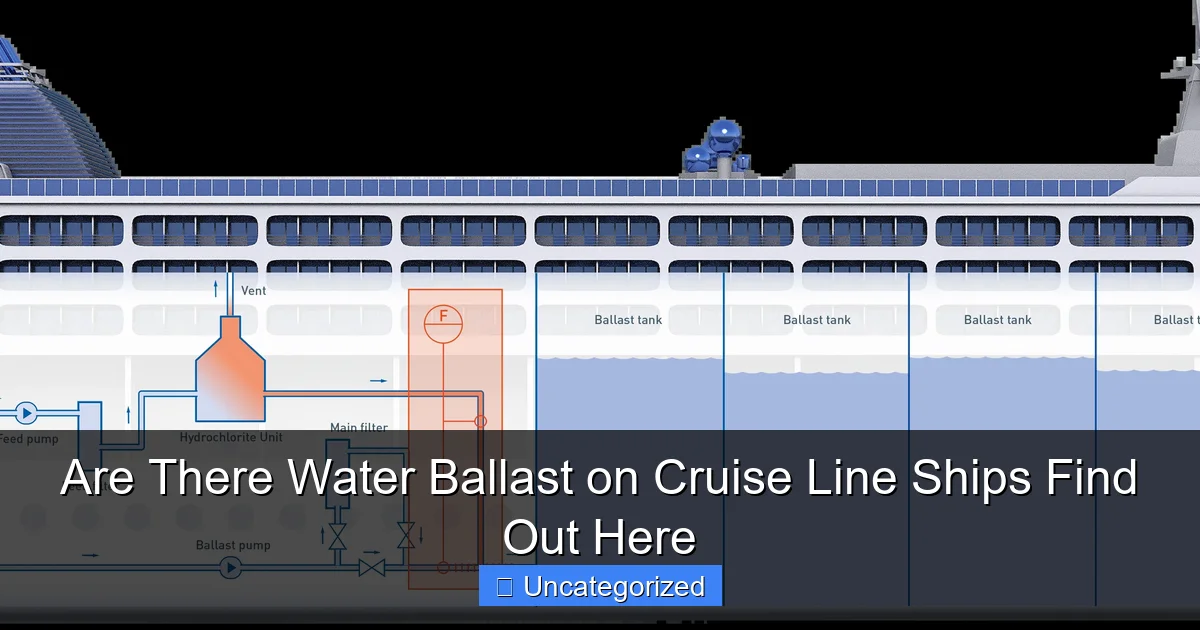 Are There Water Ballast on Cruise Line Ships Find Out Here