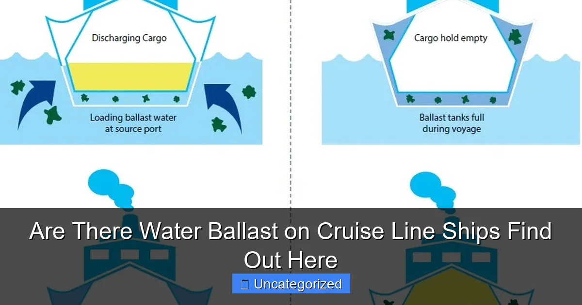 Are There Water Ballast on Cruise Line Ships Find Out Here