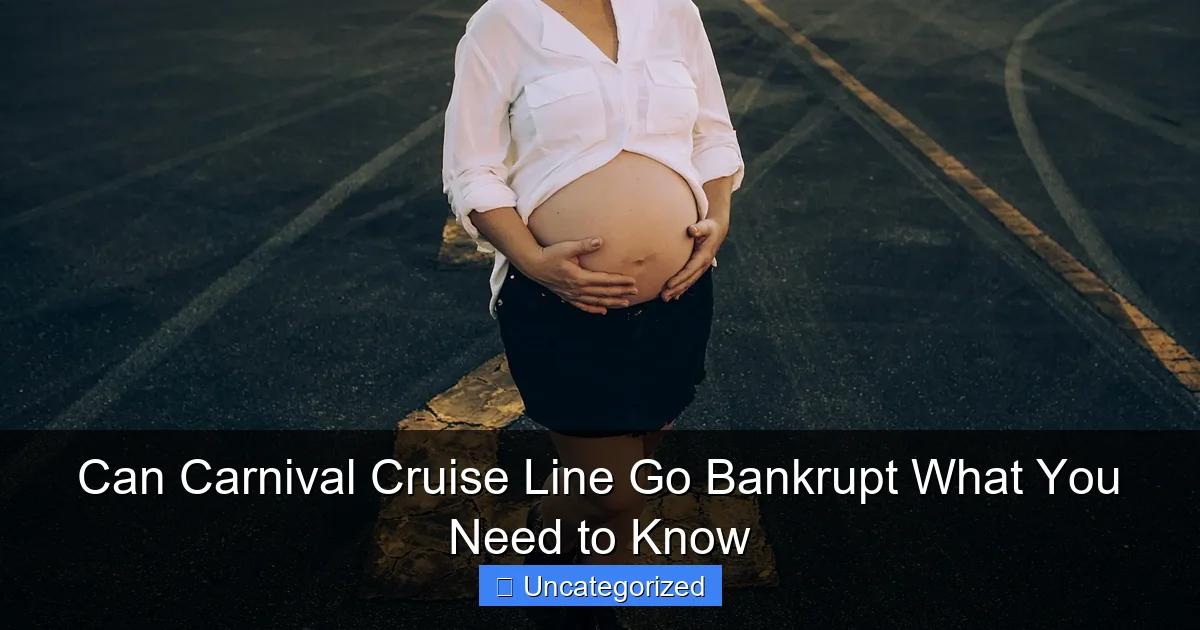 Can Carnival Cruise Line Go Bankrupt What You Need to Know