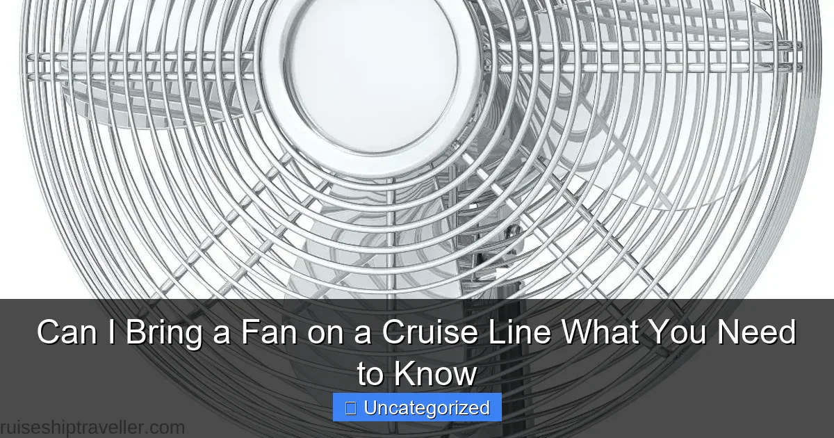 Can I Bring a Fan on a Cruise Line What You Need to Know