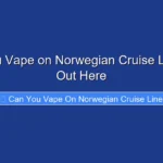 Can You Vape on Norwegian Cruise Line Find Out Here