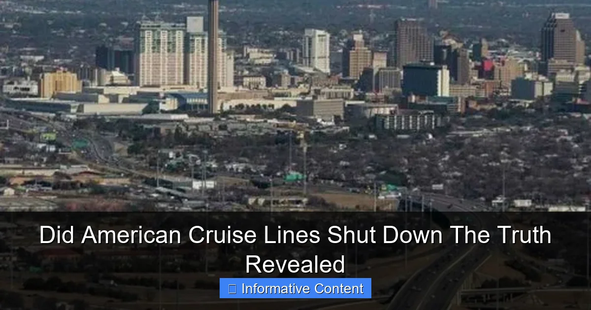 Did American Cruise Lines Shut Down The Truth Revealed