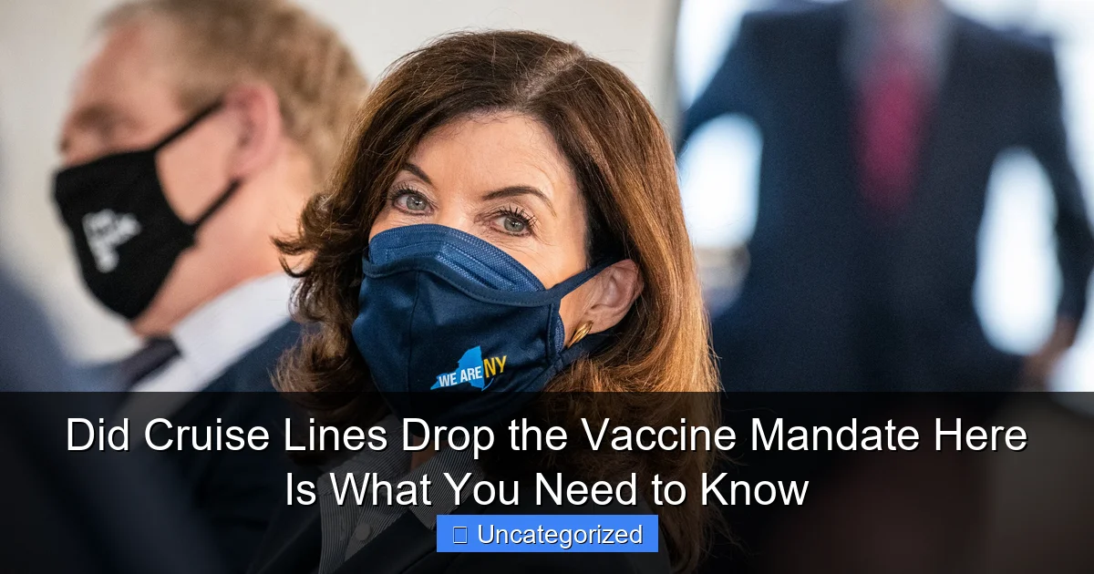 Did Cruise Lines Drop the Vaccine Mandate Here Is What You Need to Know