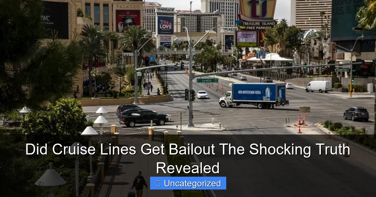 Did Cruise Lines Get Bailout The Shocking Truth Revealed
