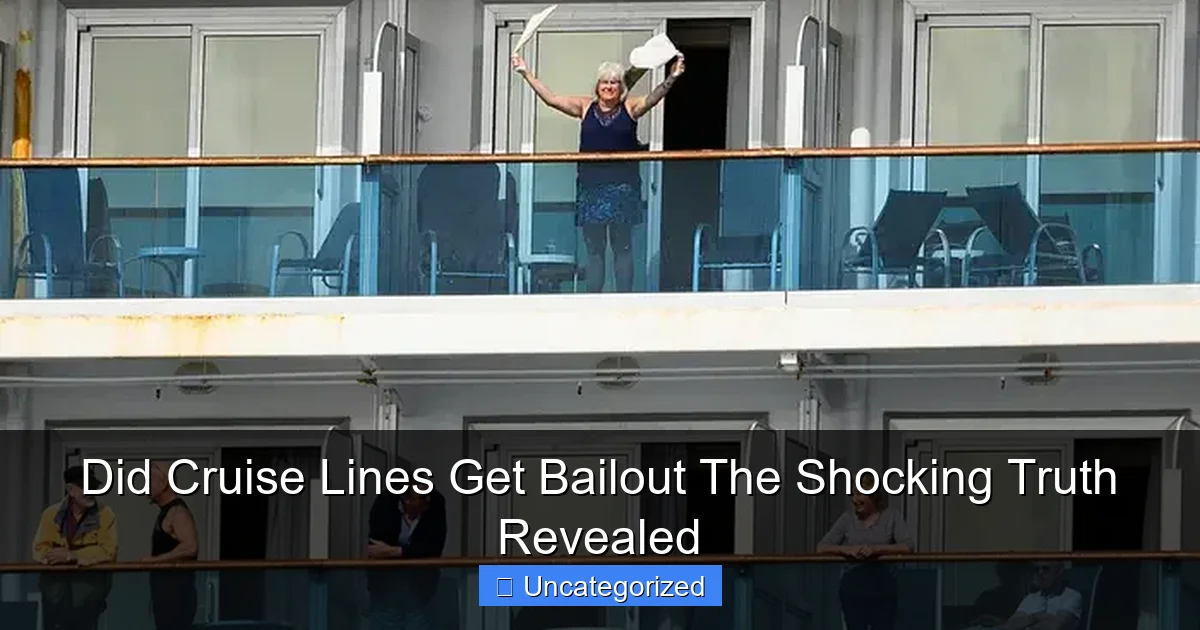Did Cruise Lines Get Bailout The Shocking Truth Revealed