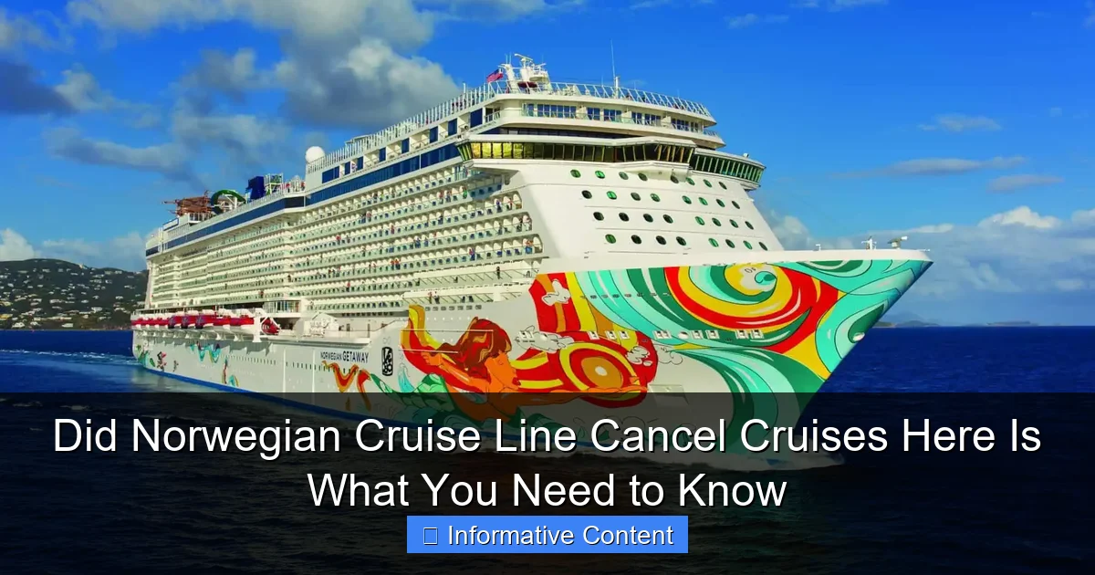 Did Norwegian Cruise Line Cancel Cruises Here Is What You Need to Know