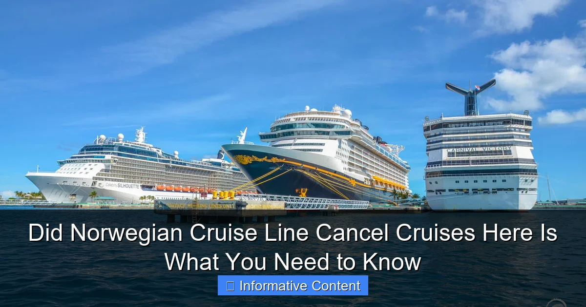 Did Norwegian Cruise Line Cancel Cruises Here Is What You Need to Know