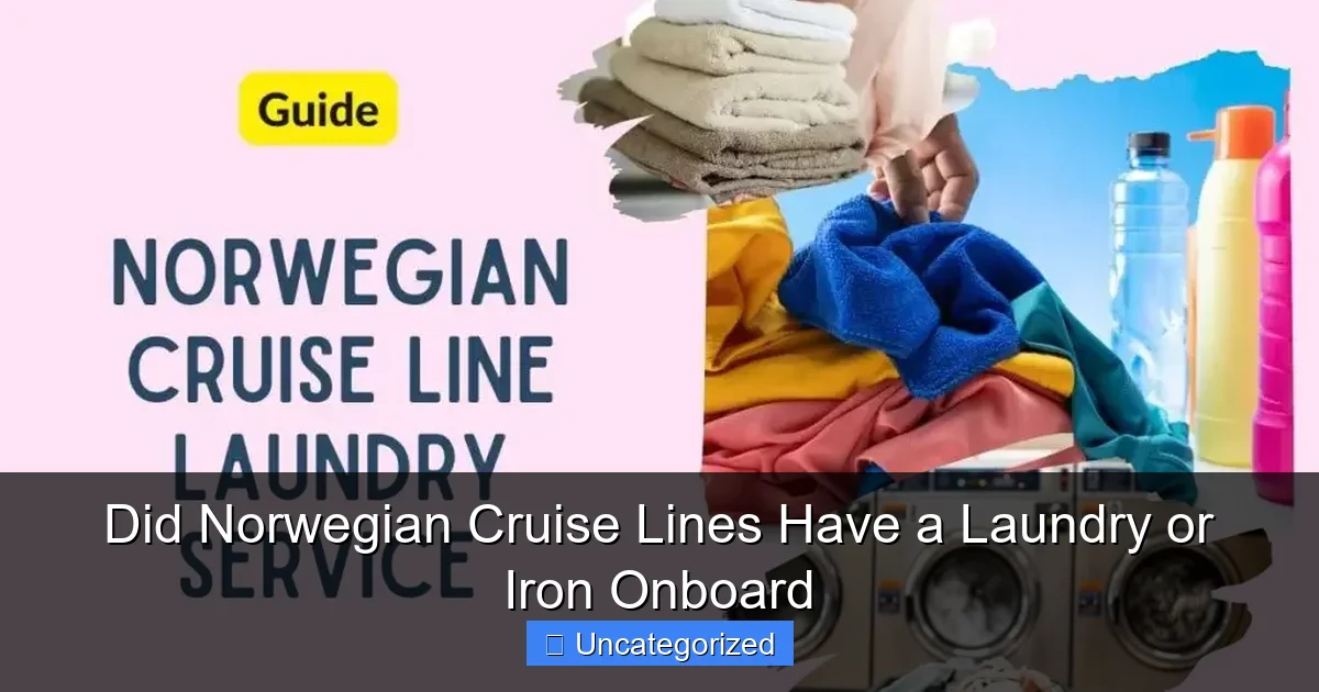 Did Norwegian Cruise Lines Have a Laundry or Iron Onboard