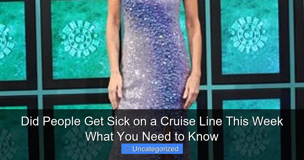 Did People Get Sick on a Cruise Line This Week What You Need to Know