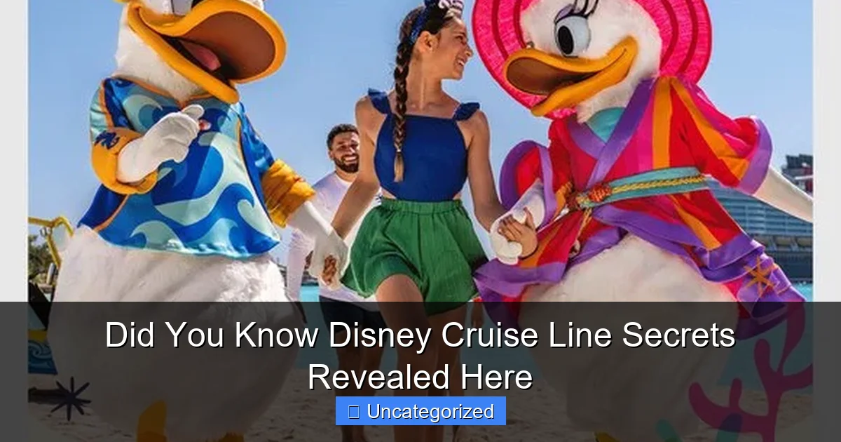 Did You Know Disney Cruise Line Secrets Revealed Here