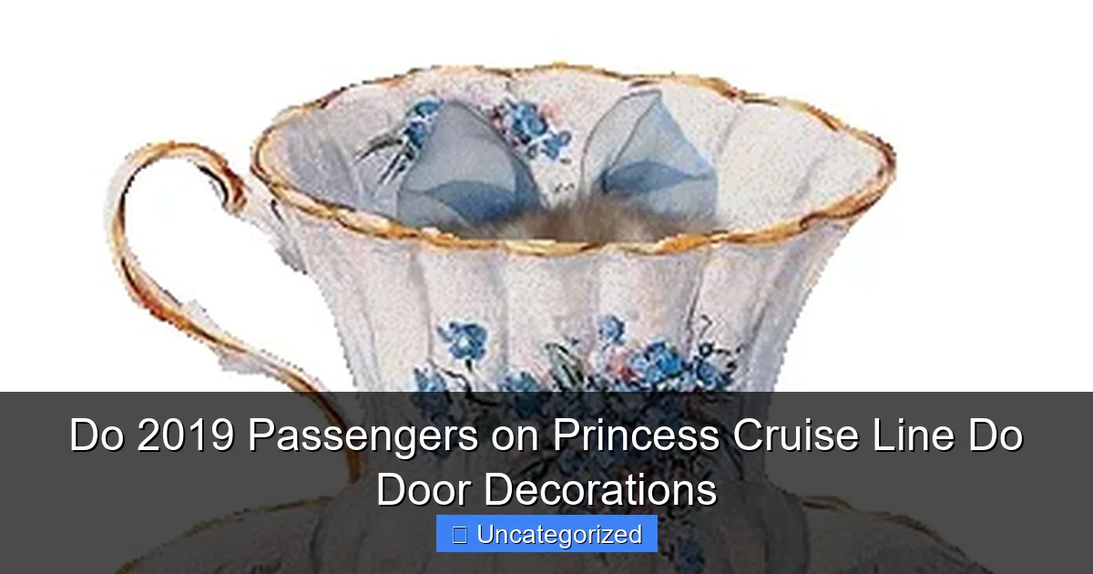 Do 2019 Passengers on Princess Cruise Line Do Door Decorations