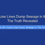 Do All Cruise Lines Dump Sewage in the Ocean The Truth Revealed