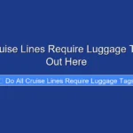 Do All Cruise Lines Require Luggage Tags Find Out Here