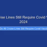 Do All Cruise Lines Still Require Covid Vaccine in 2024