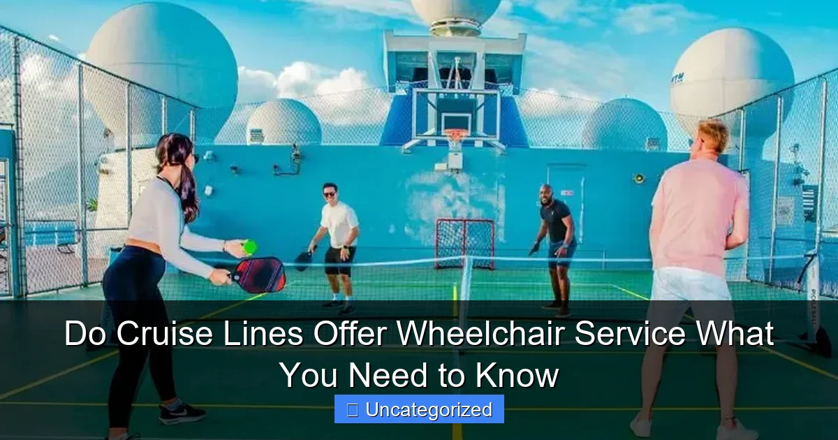 Do Cruise Lines Offer Wheelchair Service What You Need to Know