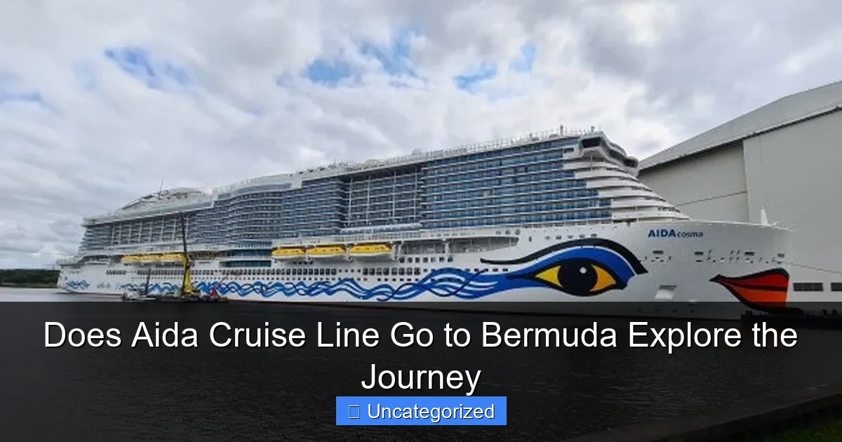 Does Aida Cruise Line Go to Bermuda Explore the Journey