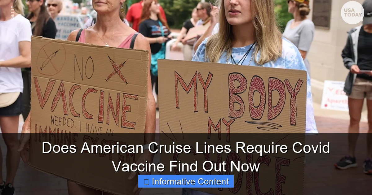 Does American Cruise Lines Require Covid Vaccine Find Out Now