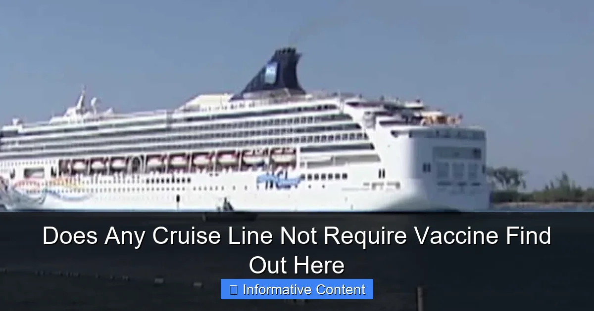 Does Any Cruise Line Not Require Vaccine Find Out Here