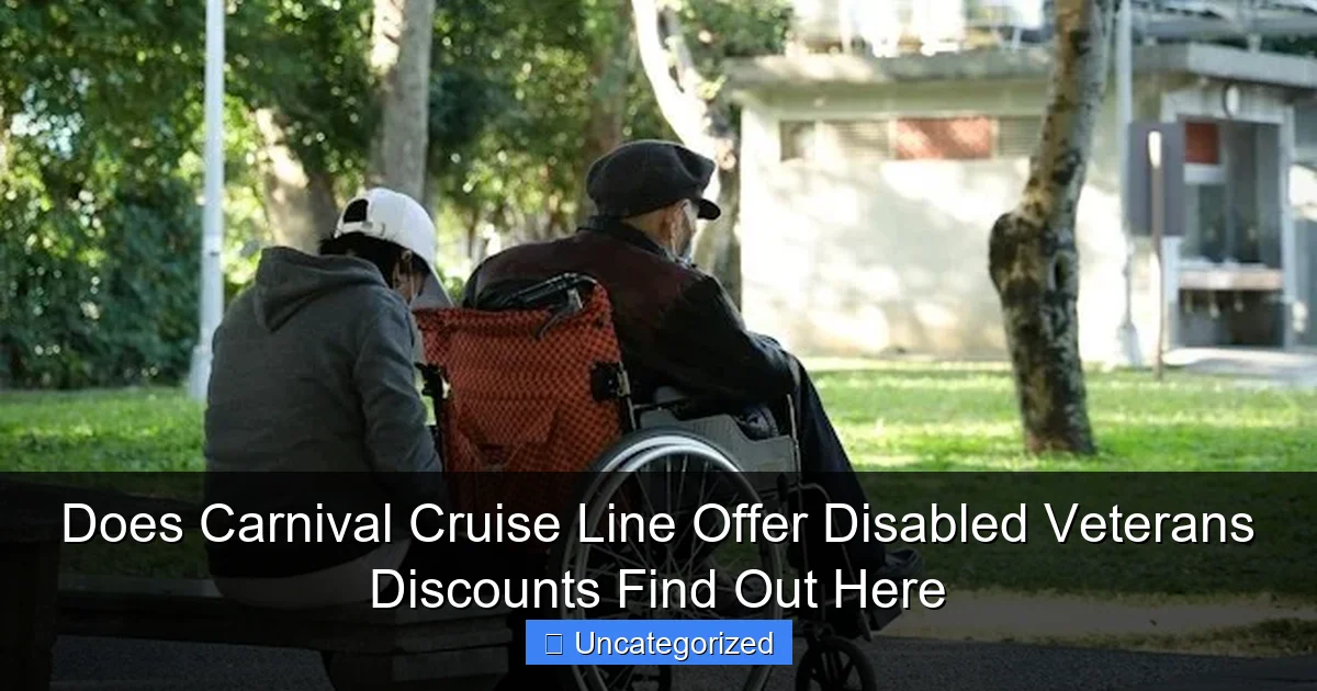 Does Carnival Cruise Line Offer Disabled Veterans Discounts Find Out Here