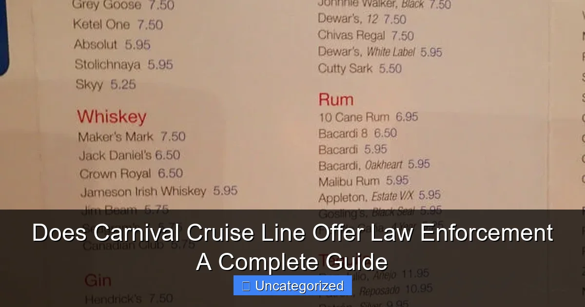 Does Carnival Cruise Line Offer Law Enforcement A Complete Guide