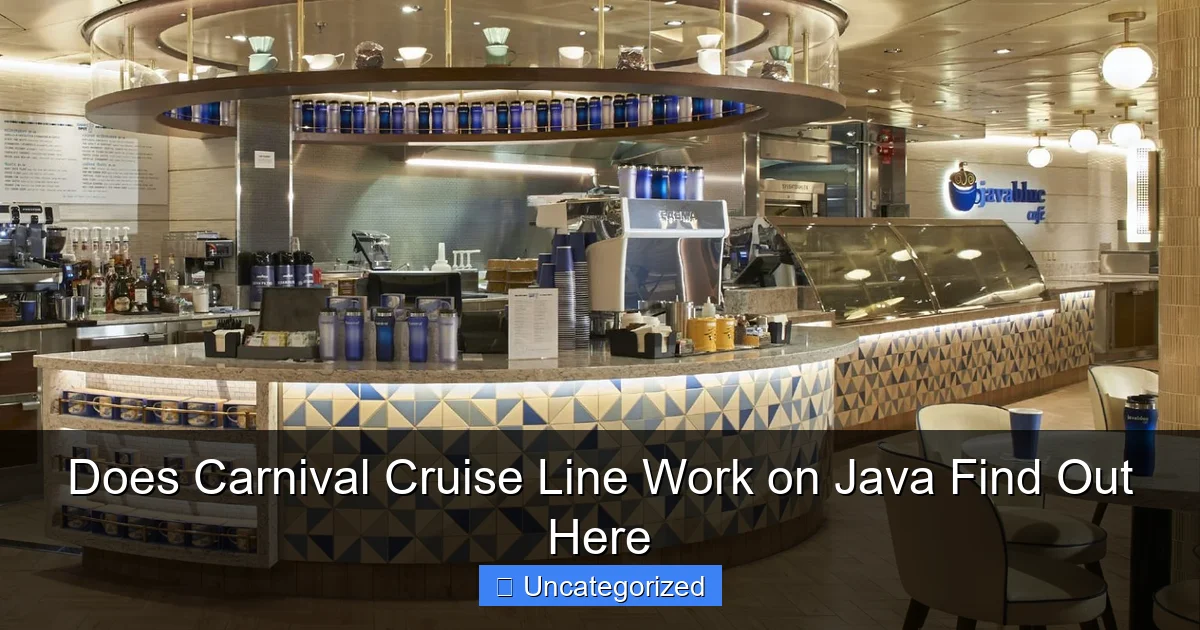 Does Carnival Cruise Line Work on Java Find Out Here