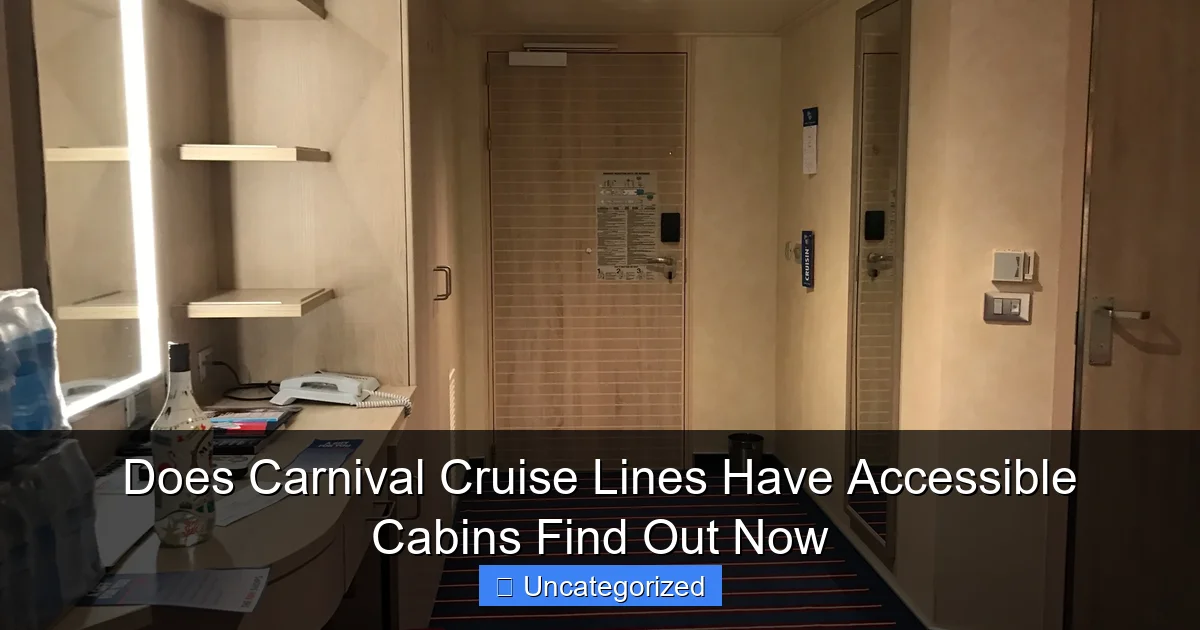 Does Carnival Cruise Lines Have Accessible Cabins Find Out Now