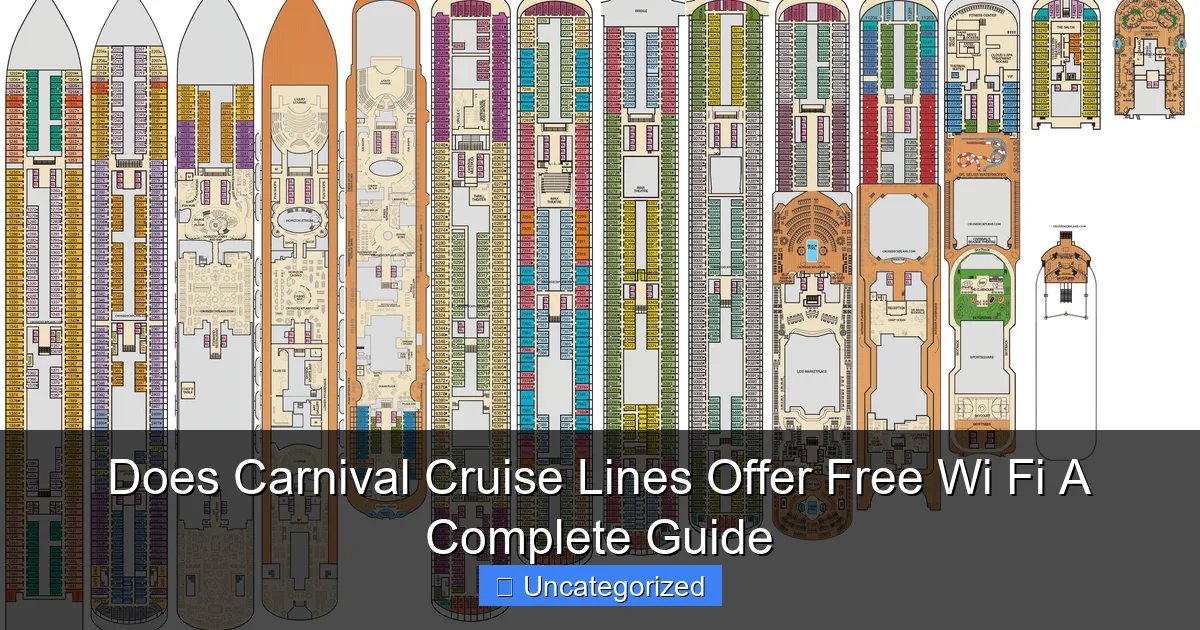 Does Carnival Cruise Lines Offer Free Wi Fi A Complete Guide