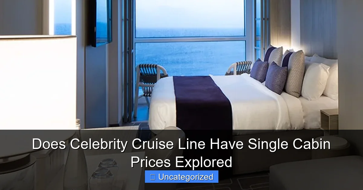Does Celebrity Cruise Line Have Single Cabin Prices Explored
