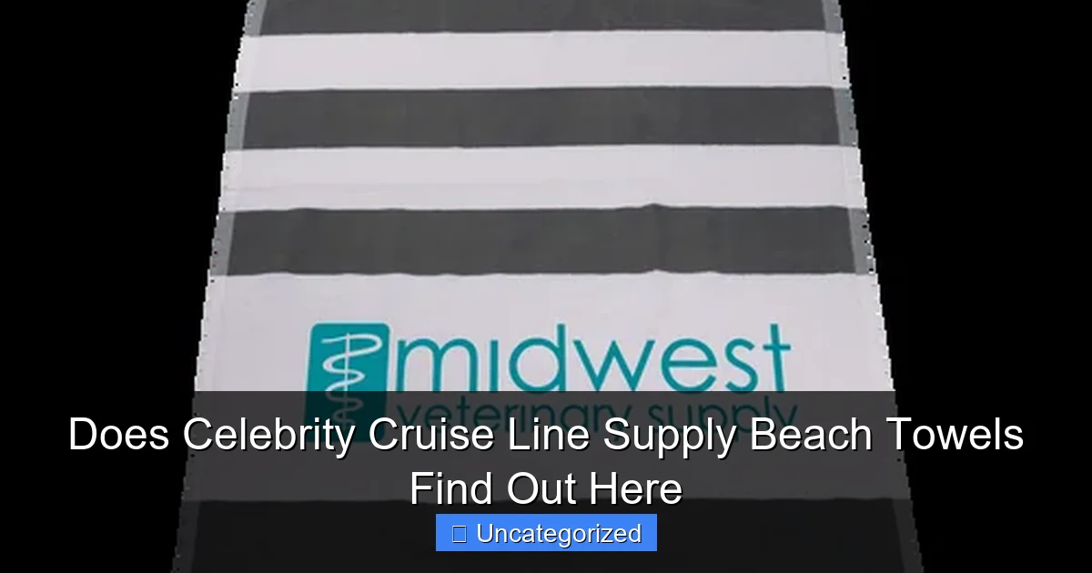 Does Celebrity Cruise Line Supply Beach Towels Find Out Here
