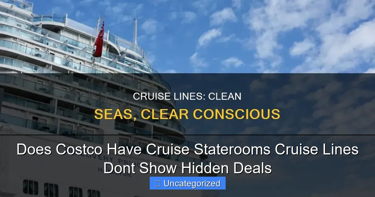 Does Costco Have Cruise Staterooms Cruise Lines Dont Show Hidden Deals