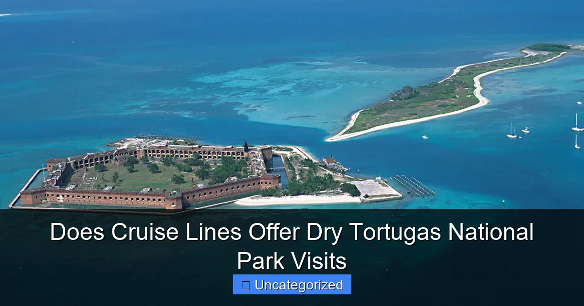 Does Cruise Lines Offer Dry Tortugas National Park Visits