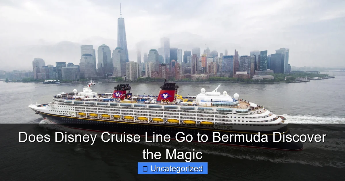 Does Disney Cruise Line Go to Bermuda Discover the Magic