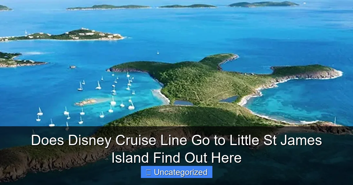 Does Disney Cruise Line Go to Little St James Island Find Out Here