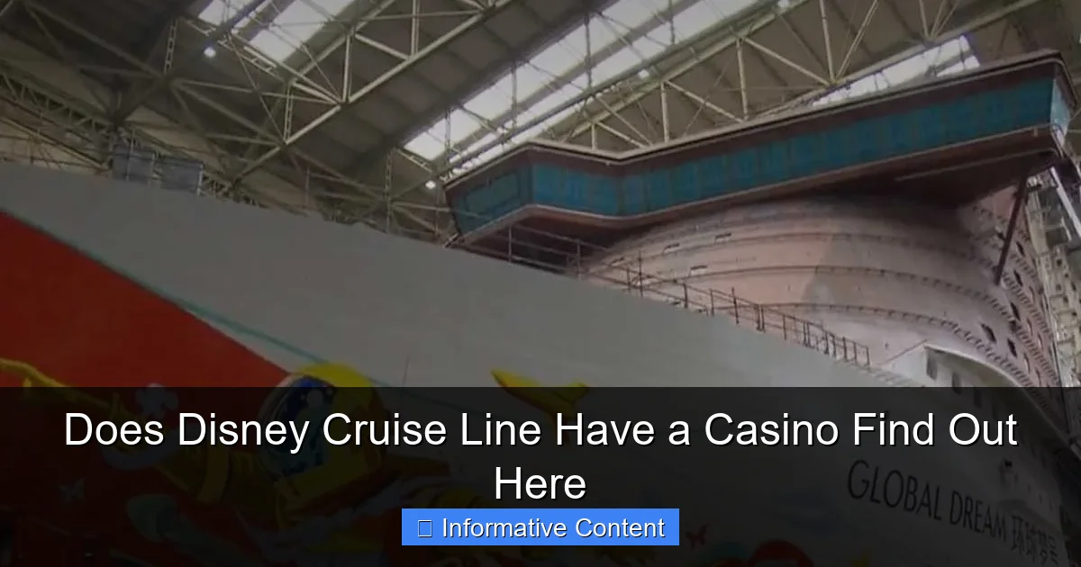 Does Disney Cruise Line Have a Casino Find Out Here