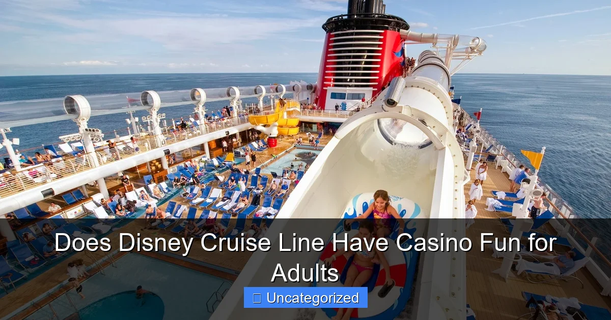 Does Disney Cruise Line Have Casino Fun for Adults