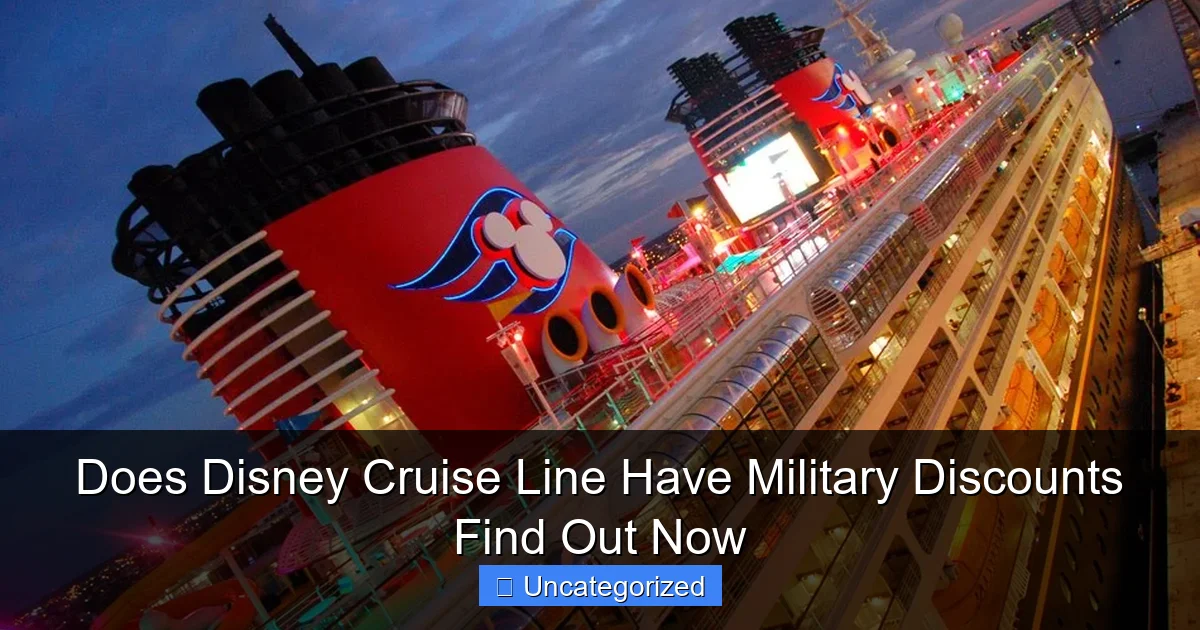 Does Disney Cruise Line Have Military Discounts Find Out Now
