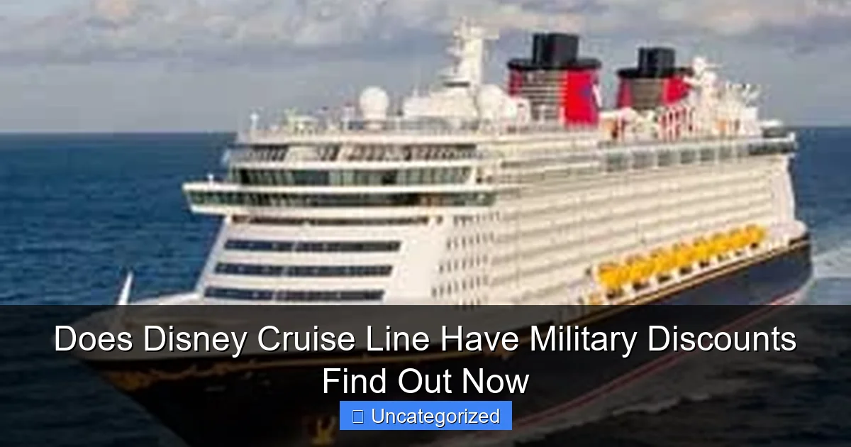 Does Disney Cruise Line Have Military Discounts Find Out Now