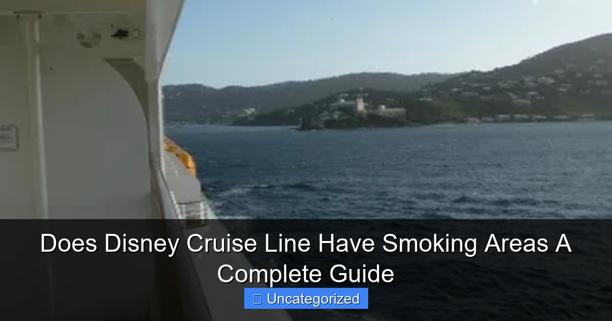 Does Disney Cruise Line Have Smoking Areas A Complete Guide